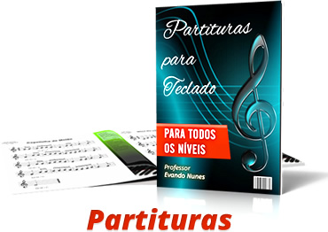 Partituras Musicais para Orgão e Teclado. - Outra Partitura da música  Infantil: Cai, cai balão!!